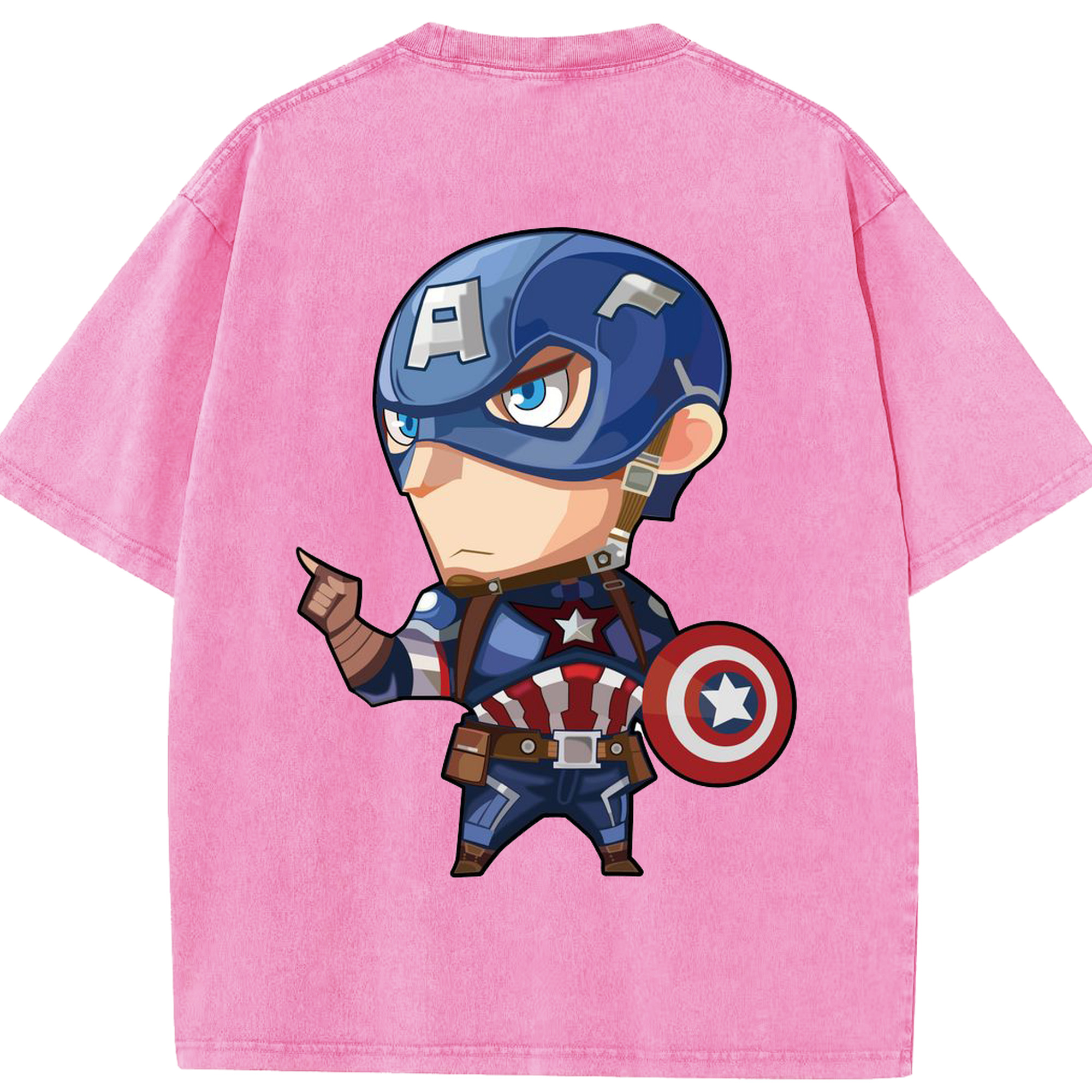（画像用） アベンジャーズ The Avengers 綿100% ヴィンテージ風 半袖Tシャツ（背面プリント）